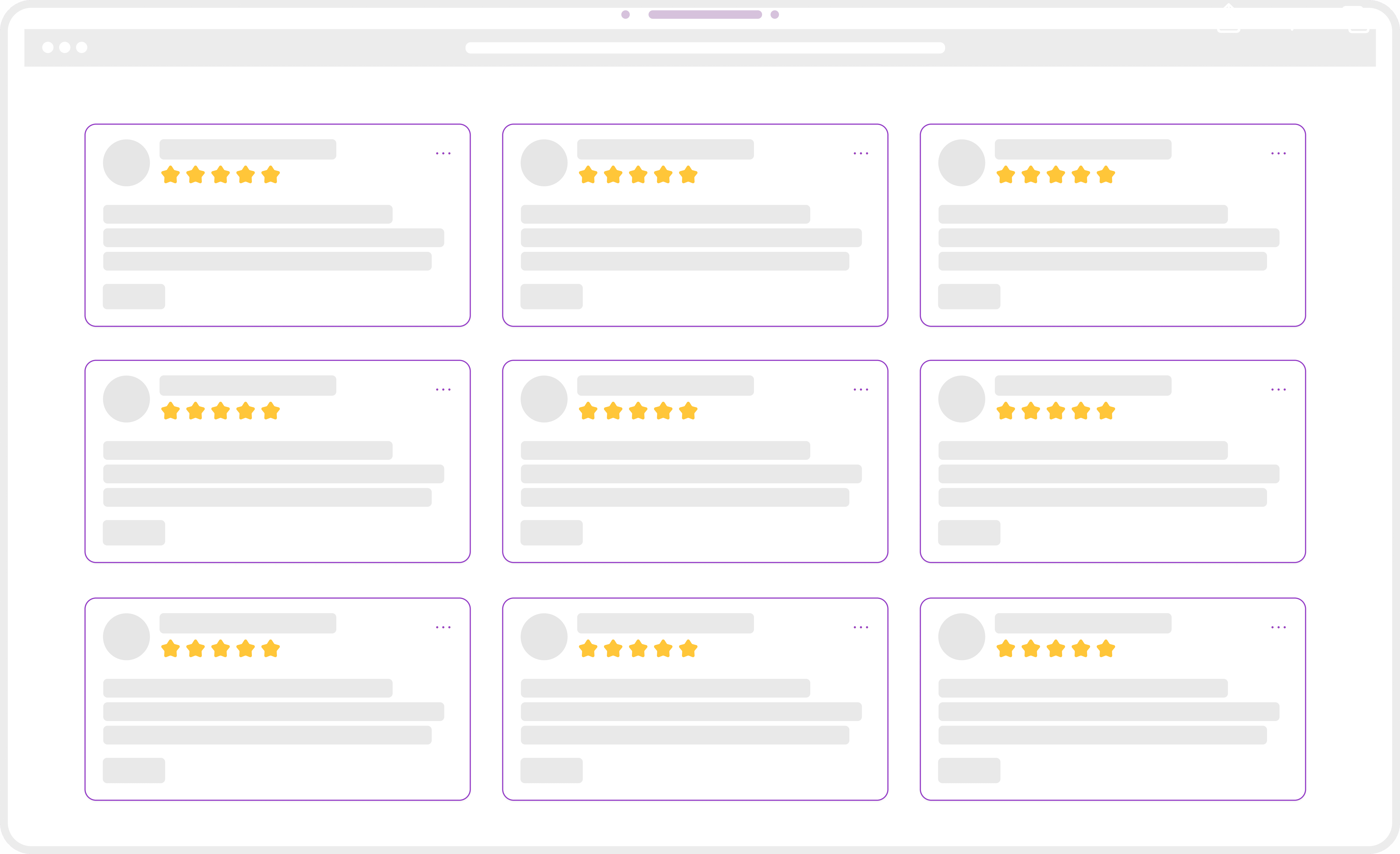 Avis clients intégrés sur une landing page feedbck